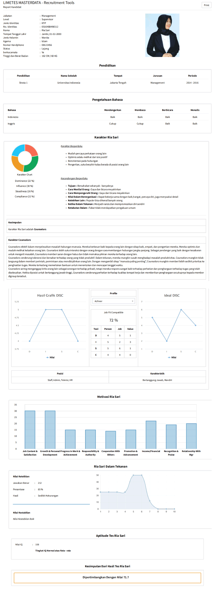 Soal Tes Disc Guru Paud